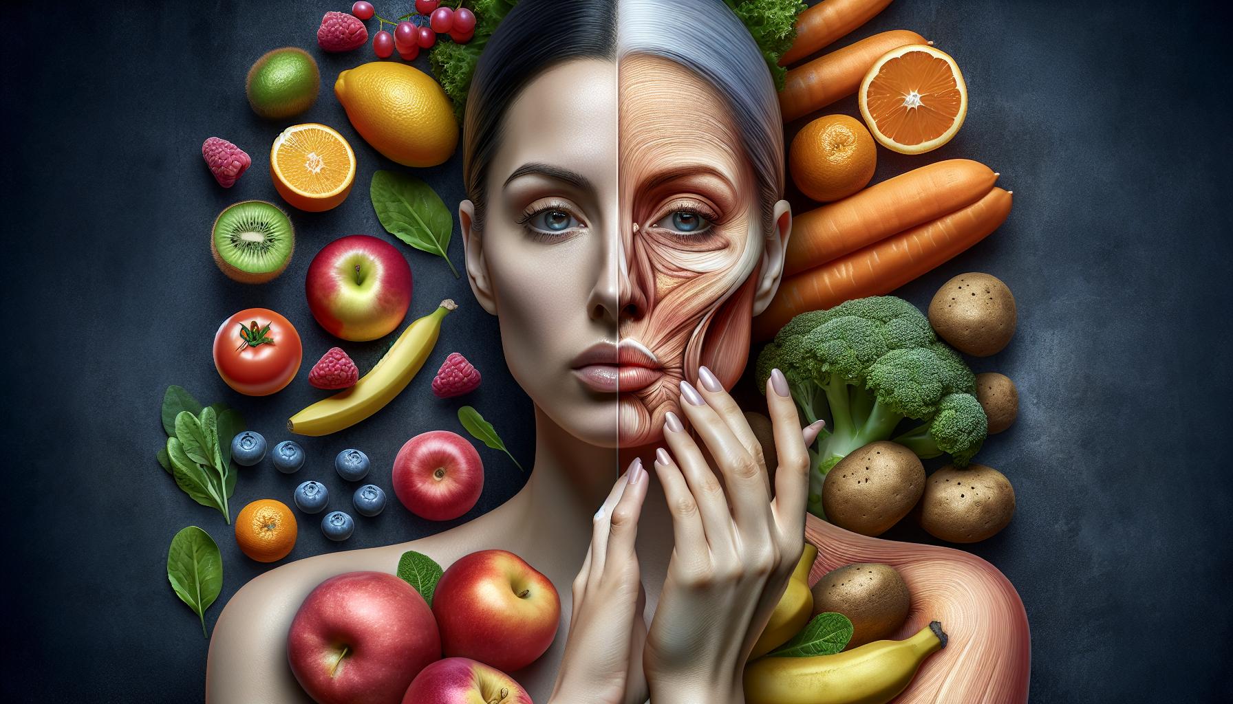 The impact of diet on skin health and aging