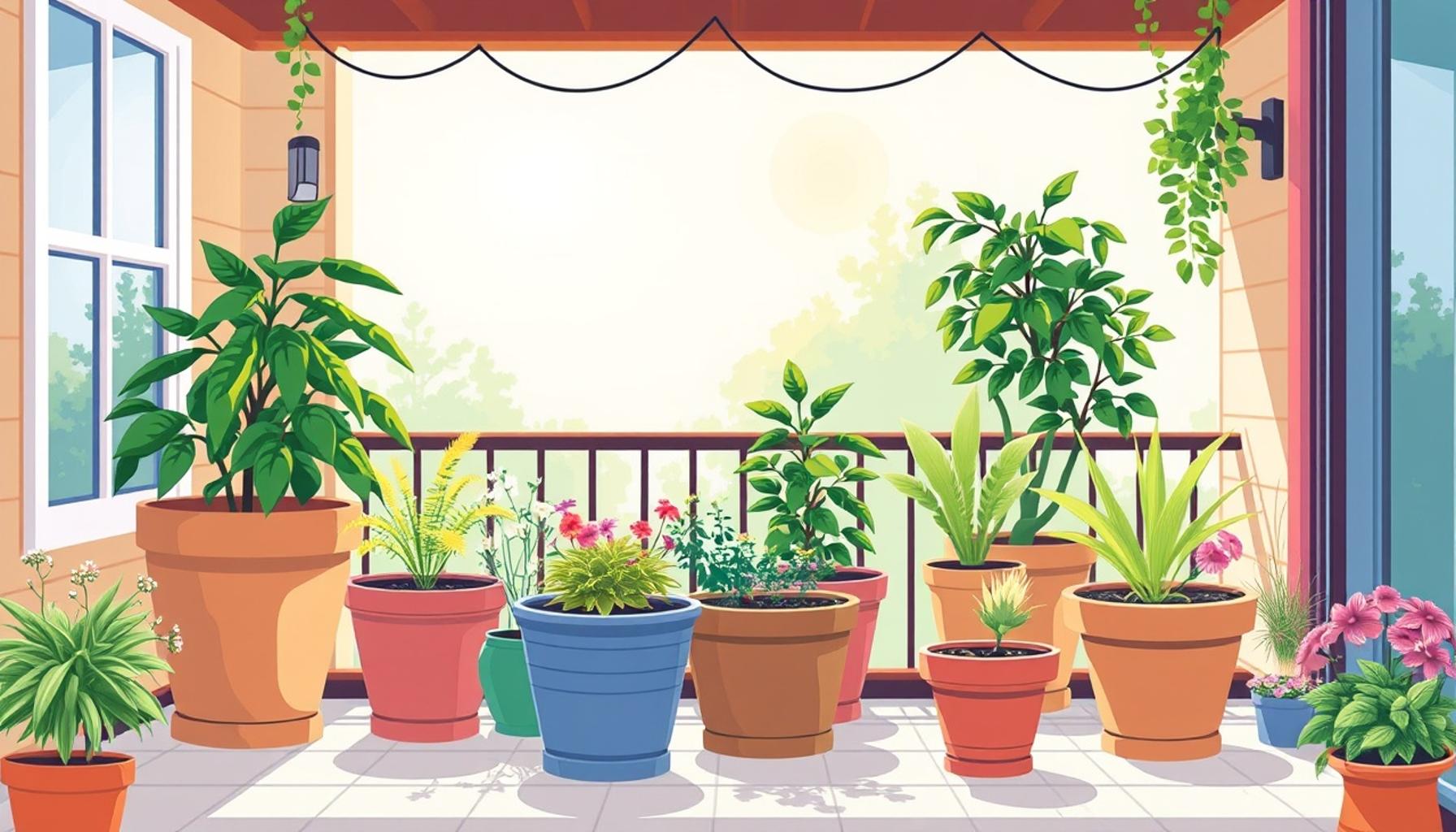 Maximizing Sunlight for Container Gardening on Patios and Balconies